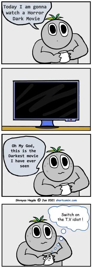Mr. Potato on a couch at home with a mug while watching TV and binge watching movies.