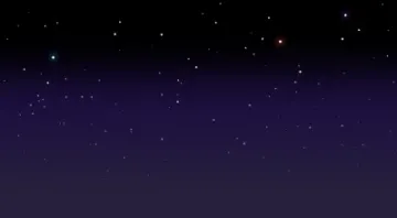 dark sky with stars